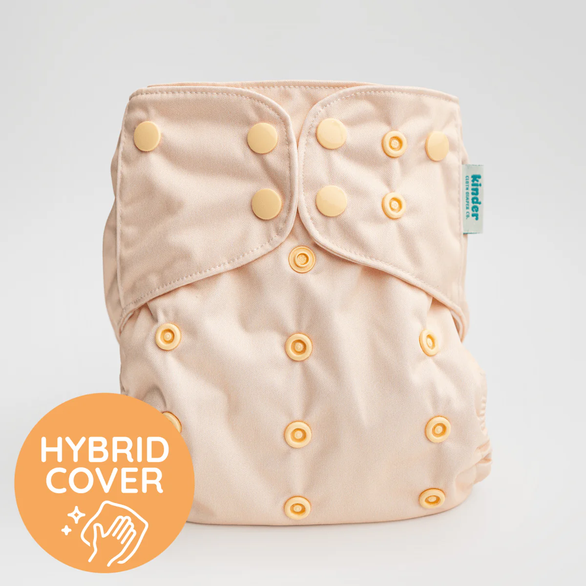 Solid Color: NEW Essentials Hybrid Wipeable Diaper Cover - Image 16