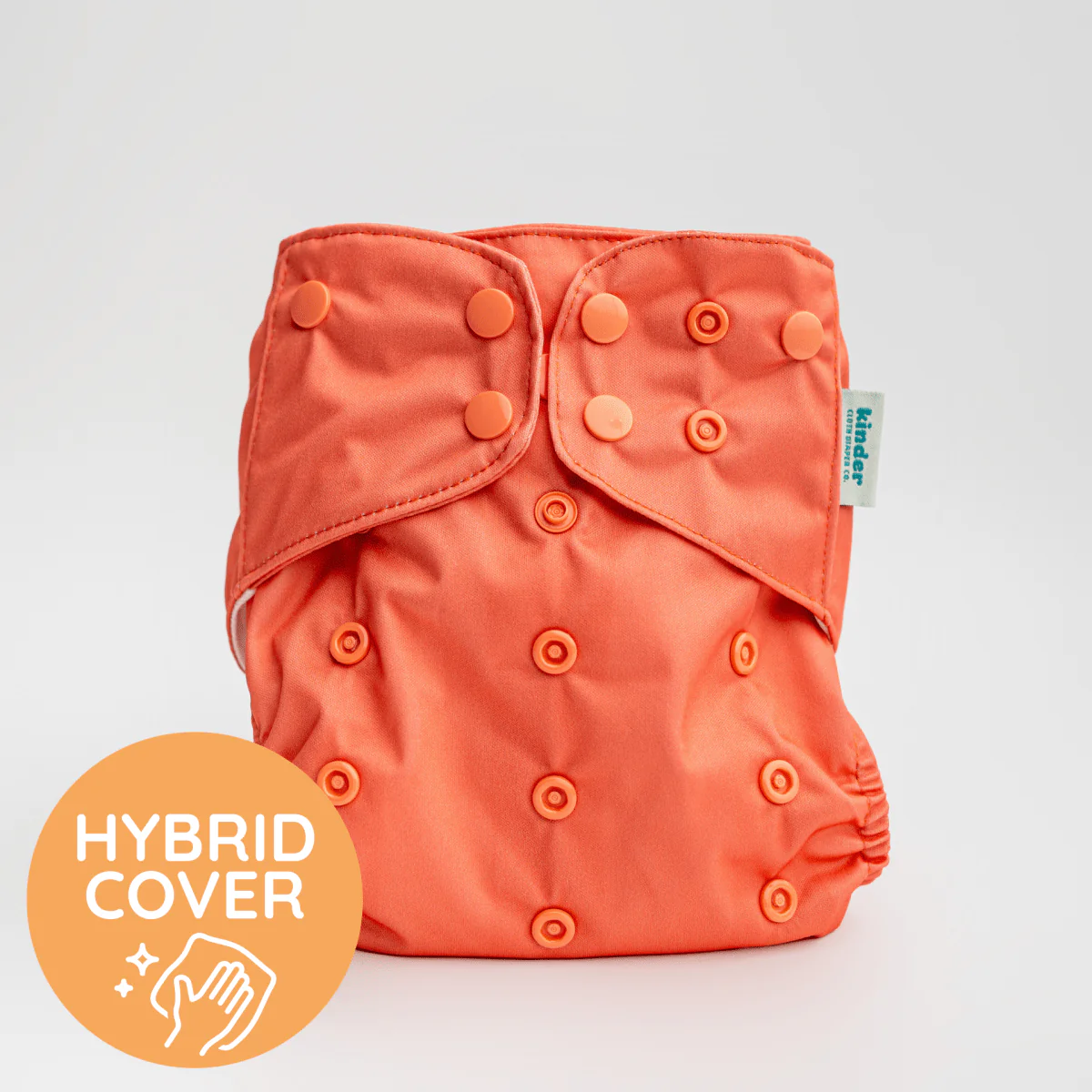 Solid Color: NEW Essentials Hybrid Wipeable Diaper Cover - Image 18