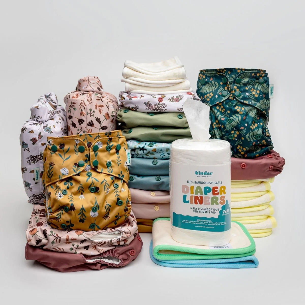 New Parent Starter Bundles: Pocket Cloth Diapers with Athletic Wicking Jersey and More - Image 32