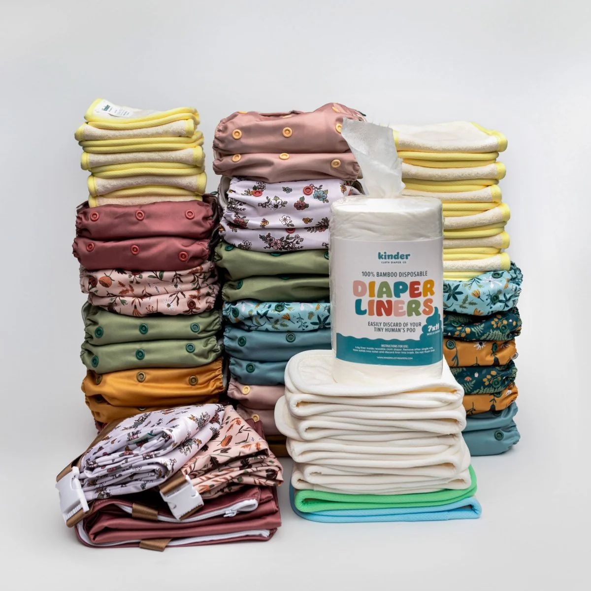 New Parent Starter Bundles: Pocket Cloth Diapers with Athletic Wicking Jersey and More - Image 33