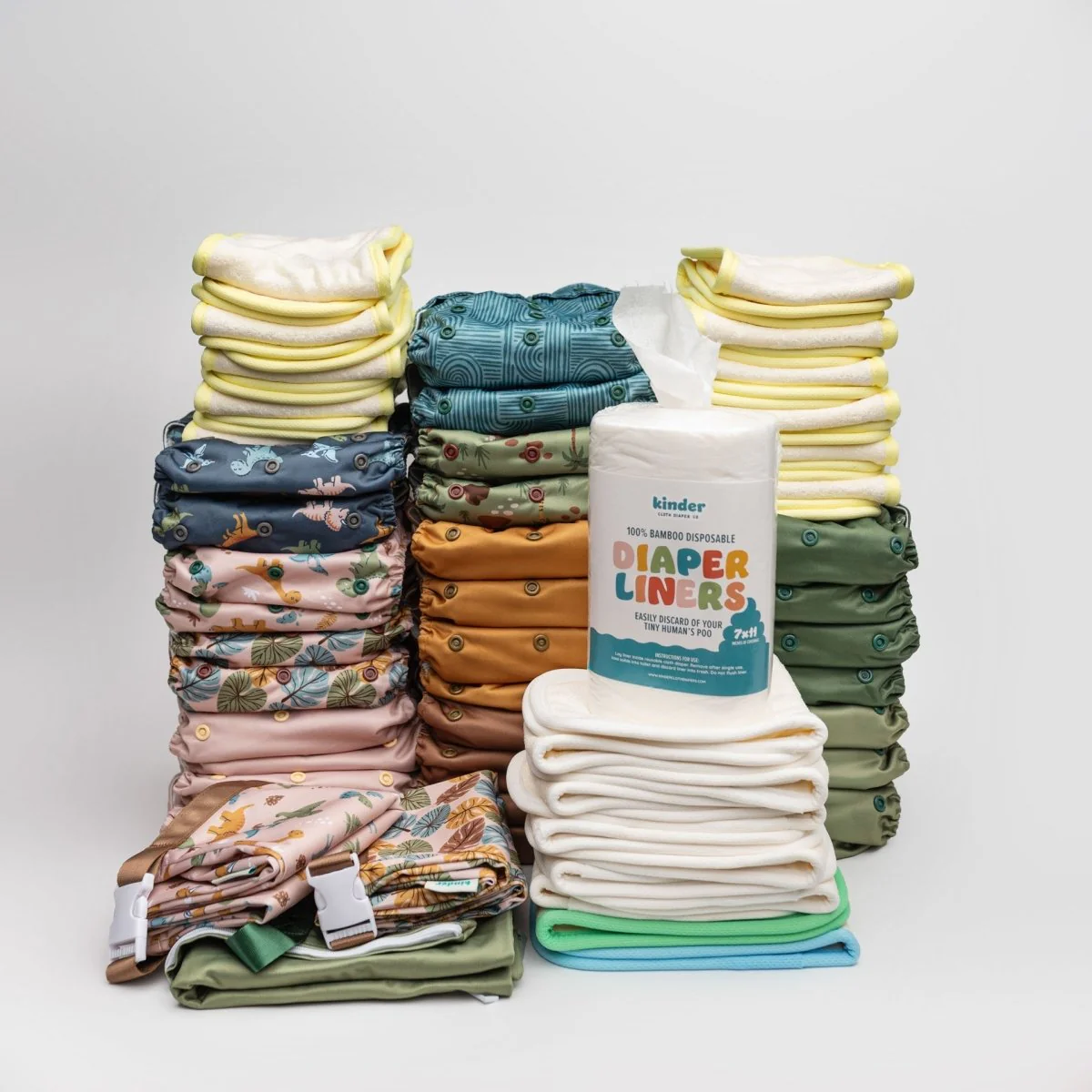New Parent Starter Bundles: Pocket Cloth Diapers with Athletic Wicking Jersey and More - Image 34