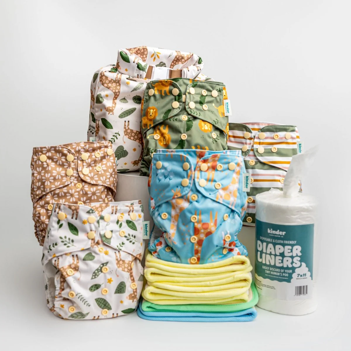 New Parent Starter Bundles: Pocket Cloth Diapers with Athletic Wicking Jersey and More - Image 53