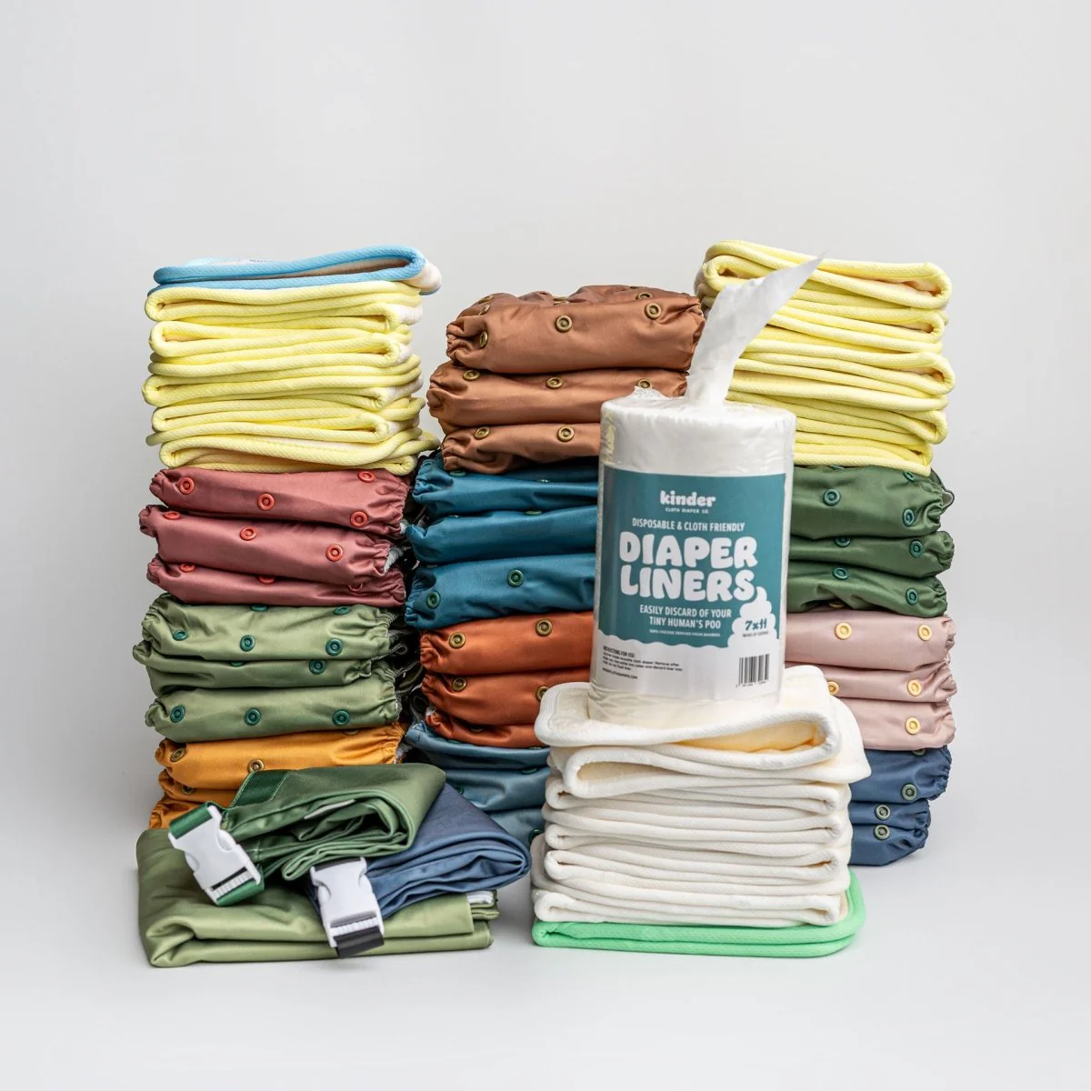New Parent Starter Bundles: Pocket Cloth Diapers with Athletic Wicking Jersey and More - Image 70