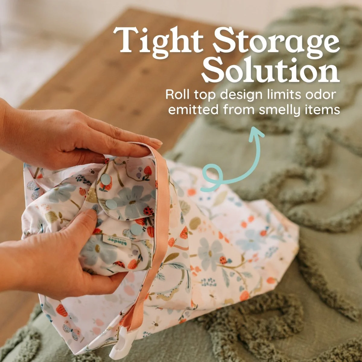 Roll Top Space Saver Water Resistant Small Wet Bag Travel Storage Bag - Image 104