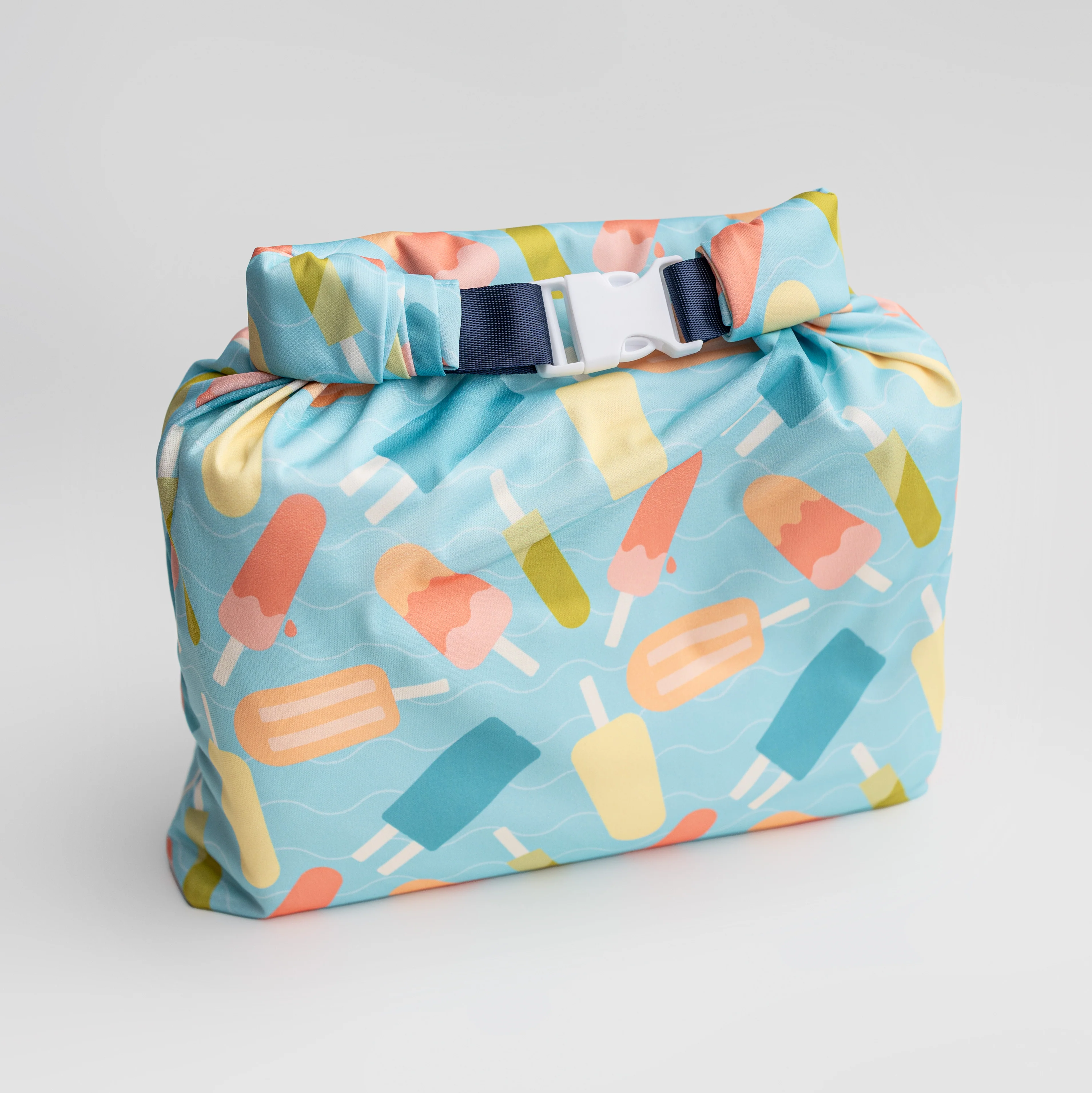Roll Top Space Saver Water Resistant Small Wet Bag Travel Storage Bag - Image 30