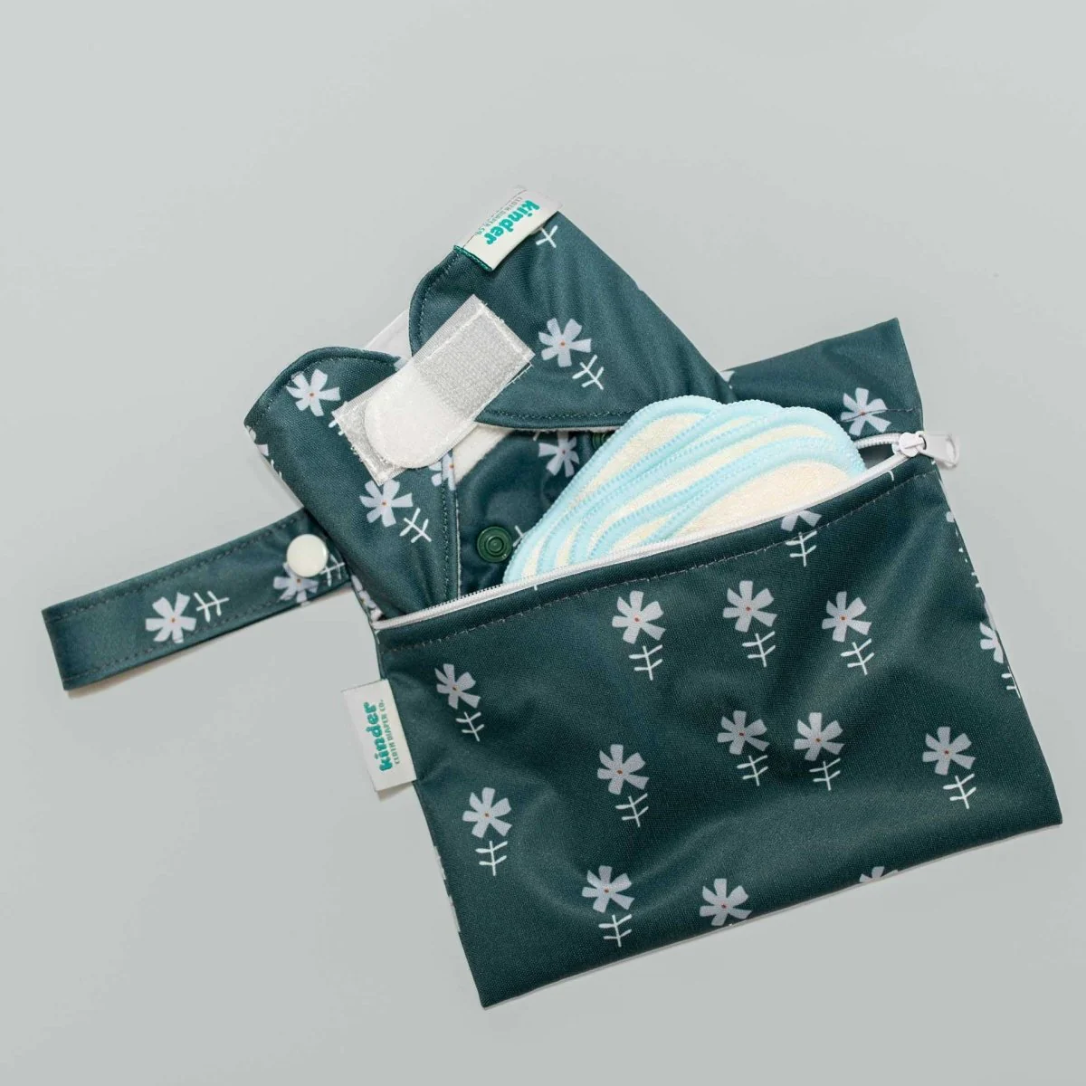 Reusable Doll Toy Diaper Set with Mini Reusable Baby Wipes - Image 12