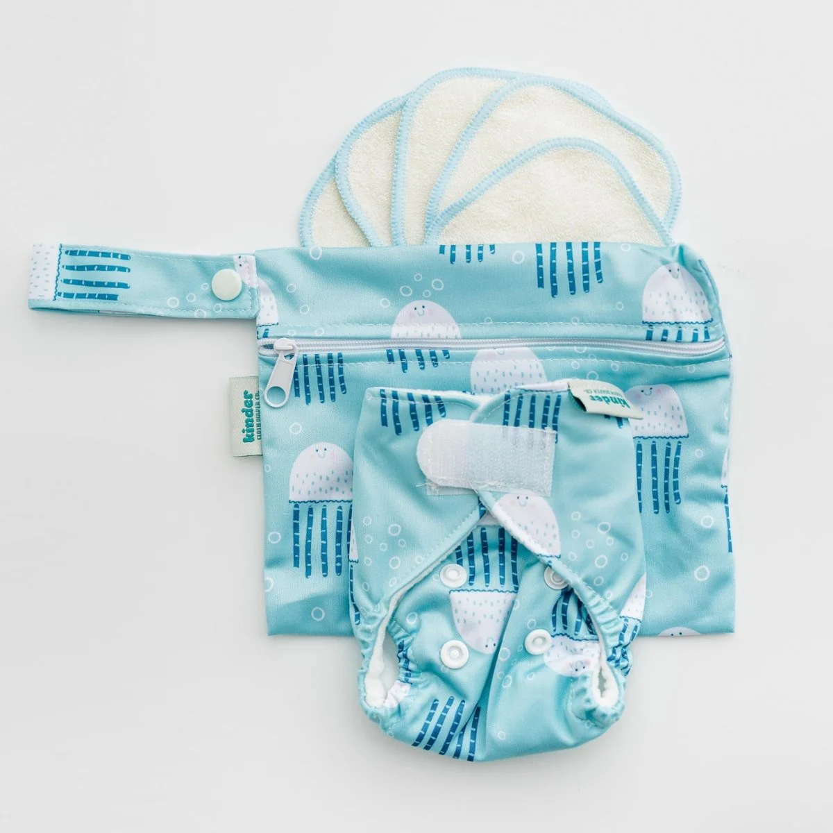 Reusable Doll Toy Diaper Set with Mini Reusable Baby Wipes - Image 28