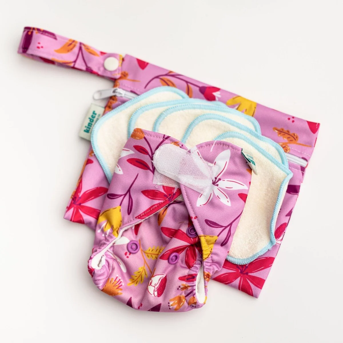 Reusable Doll Toy Diaper Set with Mini Reusable Baby Wipes - Image 3