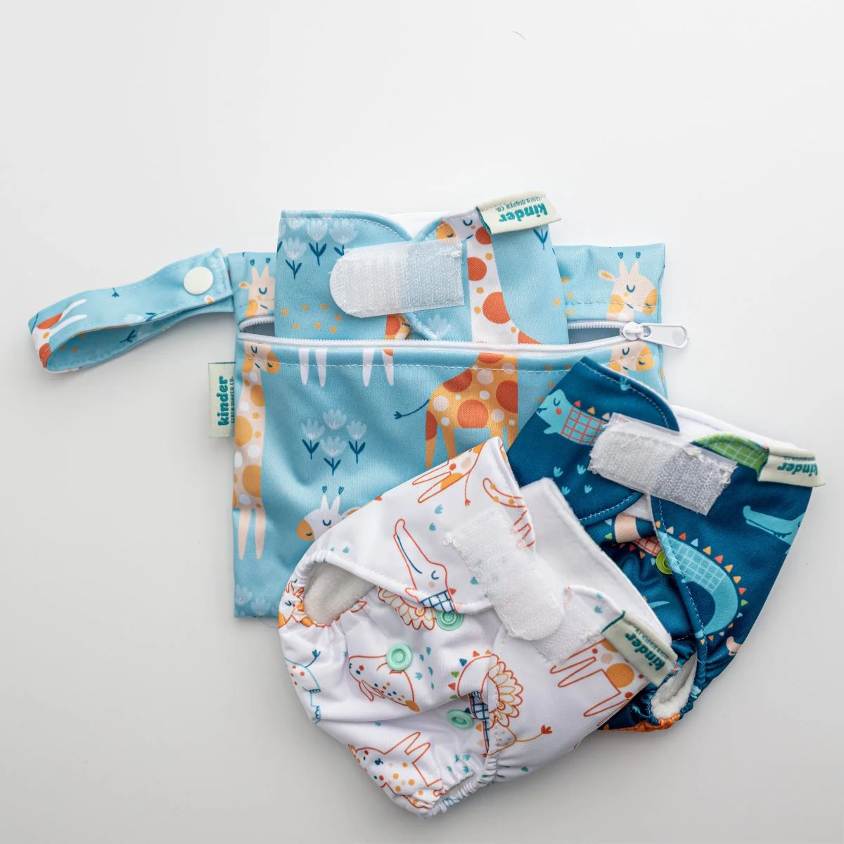 Reusable Doll Toy Diaper Set with Mini Reusable Baby Wipes - Image 36