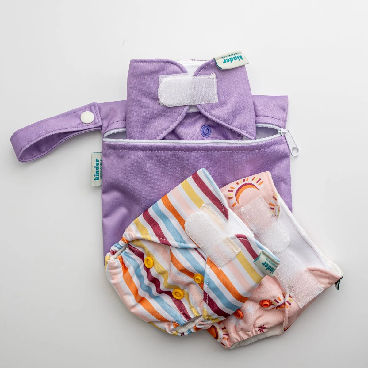 Reusable Doll Toy Diaper Set with Mini Reusable Baby Wipes - Image 39