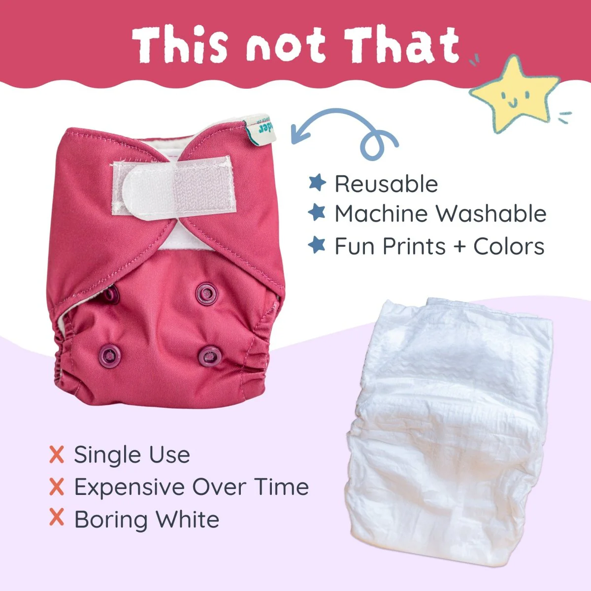 Reusable Doll Toy Diaper Set with Mini Reusable Baby Wipes - Image 42