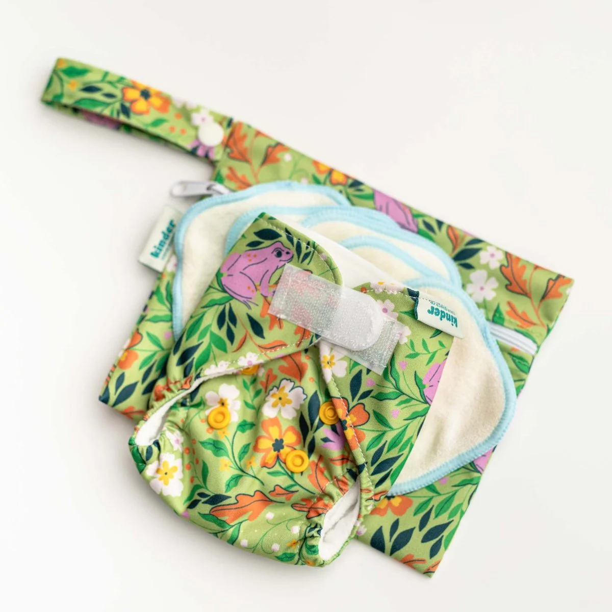 Reusable Doll Toy Diaper Set with Mini Reusable Baby Wipes - Image 5