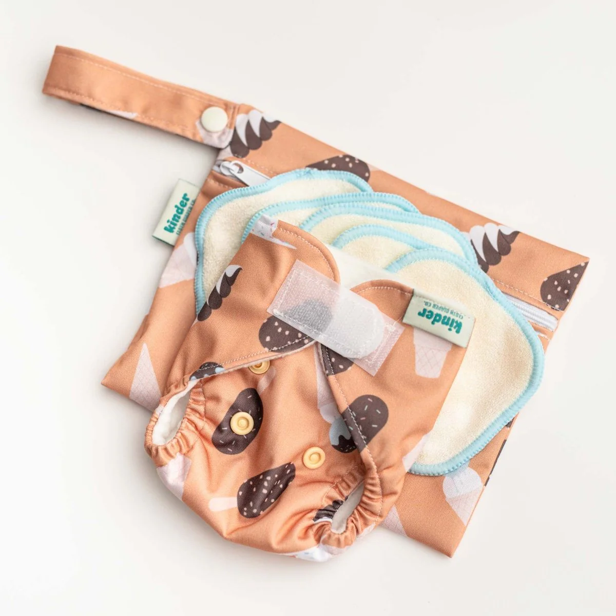 Reusable Doll Toy Diaper Set with Mini Reusable Baby Wipes - Image 8