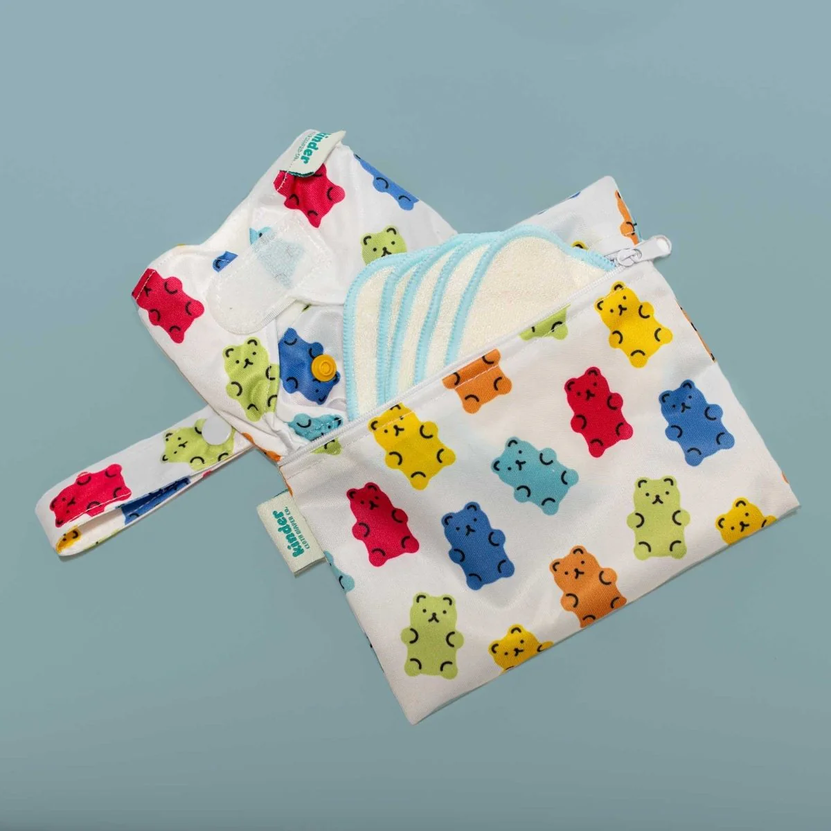 Reusable Doll Toy Diaper Set with Mini Reusable Baby Wipes - Image 9