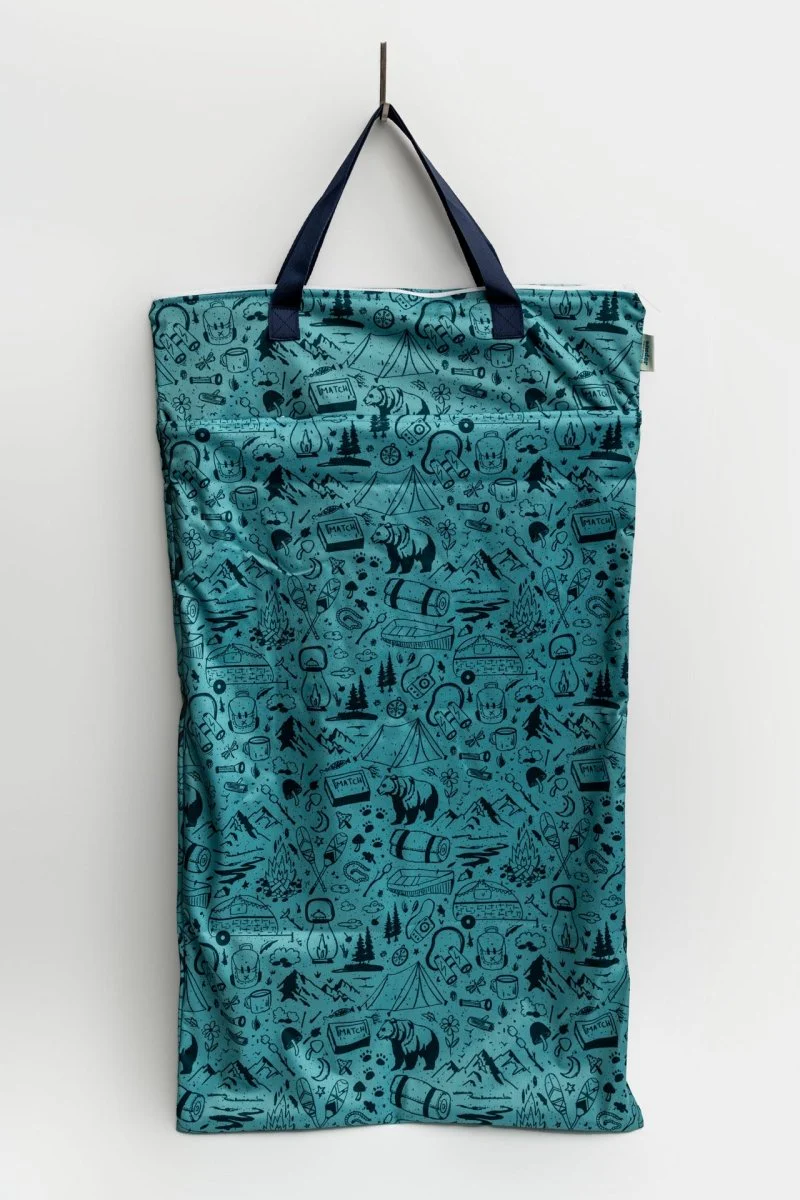 Large Zipper Hanging Wet Bag, Laundry Bag with Handles - Image 112