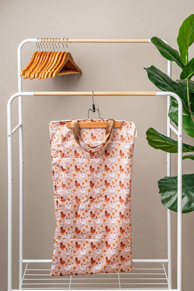 Large Zipper Hanging Wet Bag, Laundry Bag with Handles - Image 31