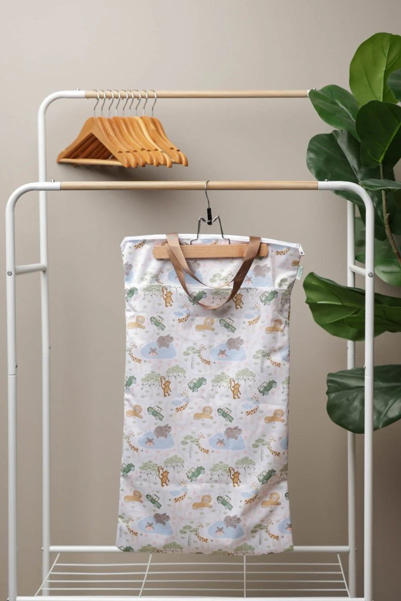 Large Zipper Hanging Wet Bag, Laundry Bag with Handles - Image 35