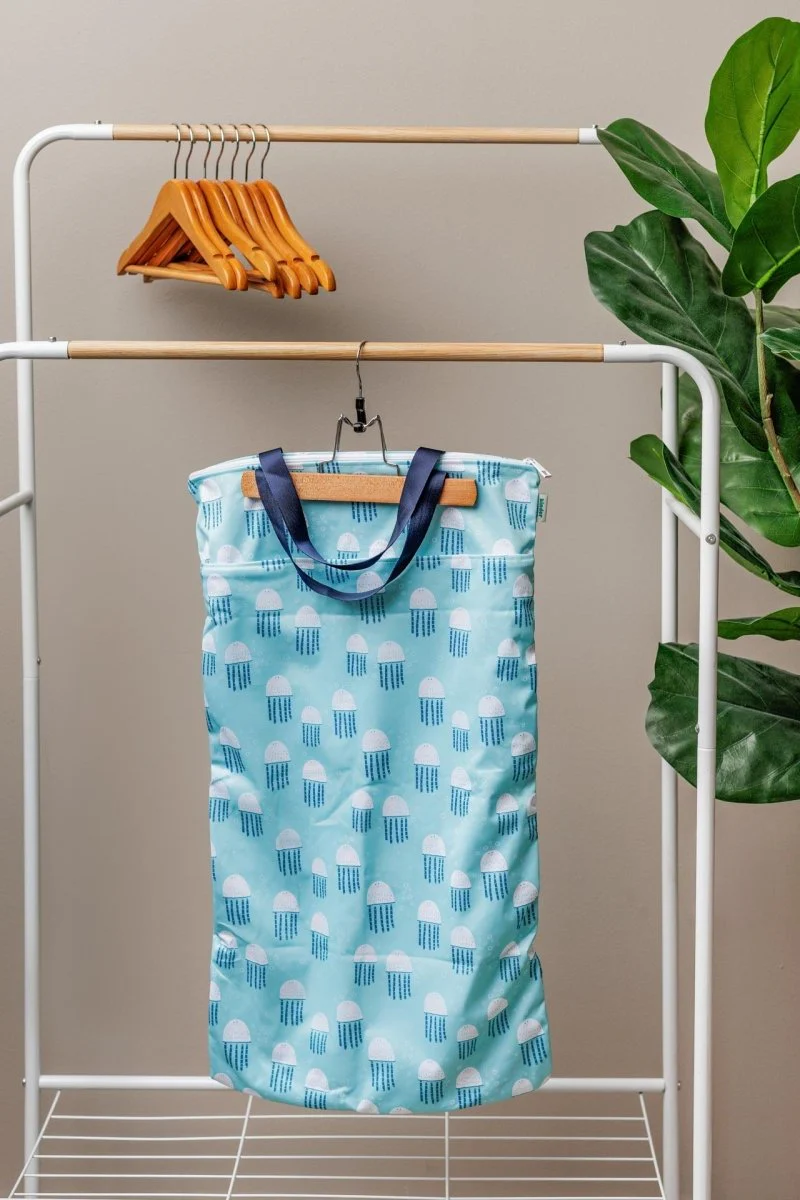Large Zipper Hanging Wet Bag, Laundry Bag with Handles - Image 46