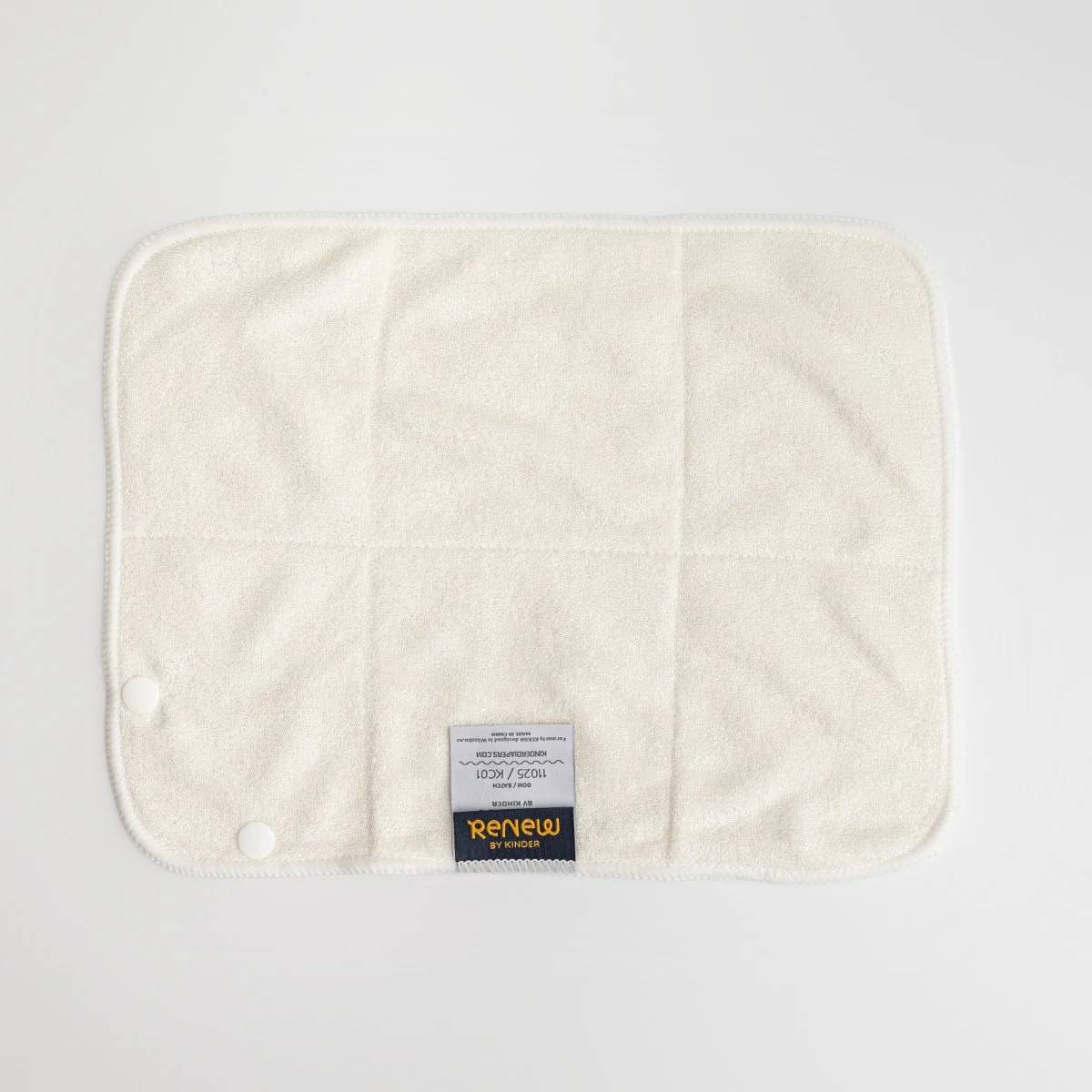 Renew Premium 3-Layer Bamboo Viscose Dual-Fold Cloth Diaper Insert - Image 4