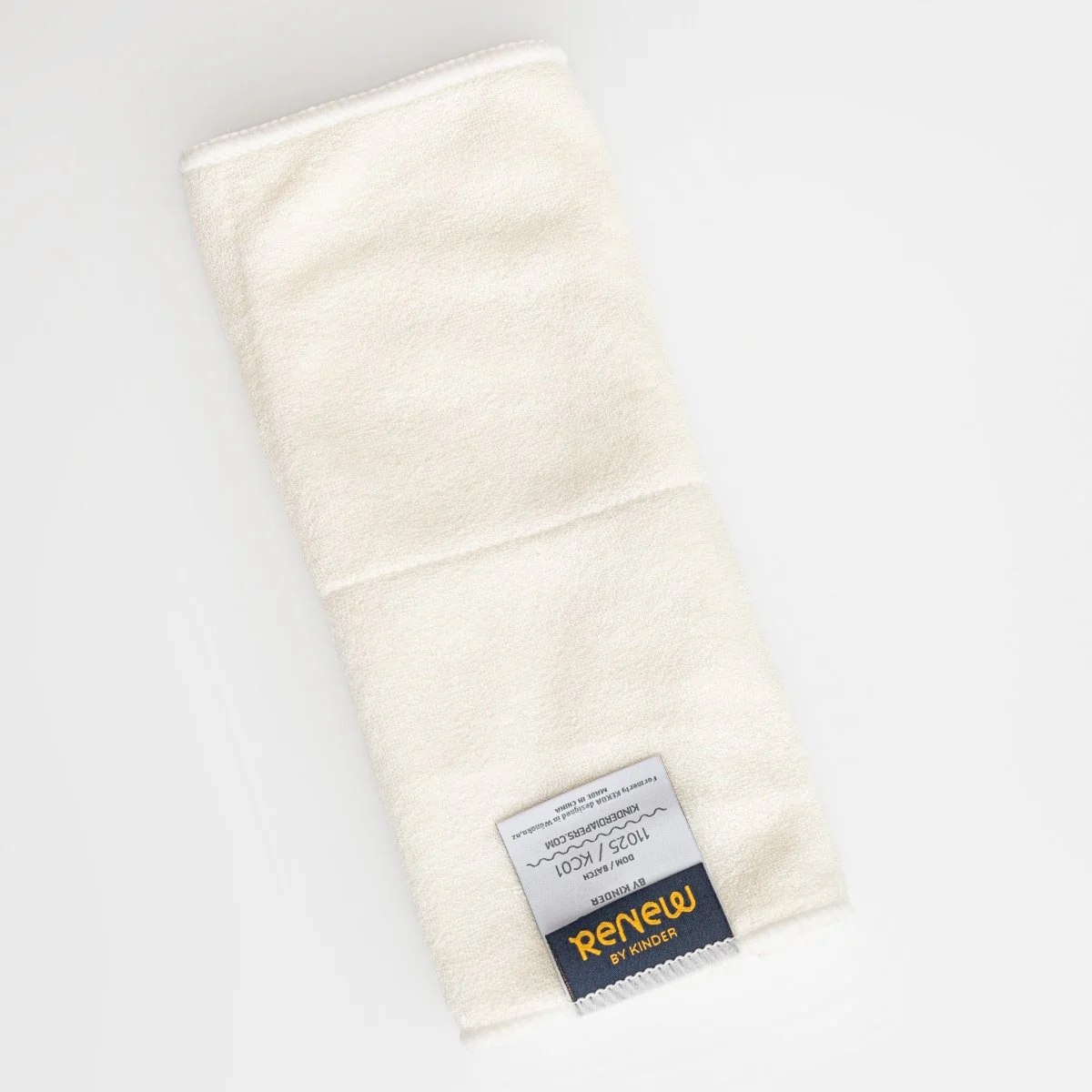 Renew Premium 3-Layer Bamboo Viscose Dual-Fold Cloth Diaper Insert - Image 5