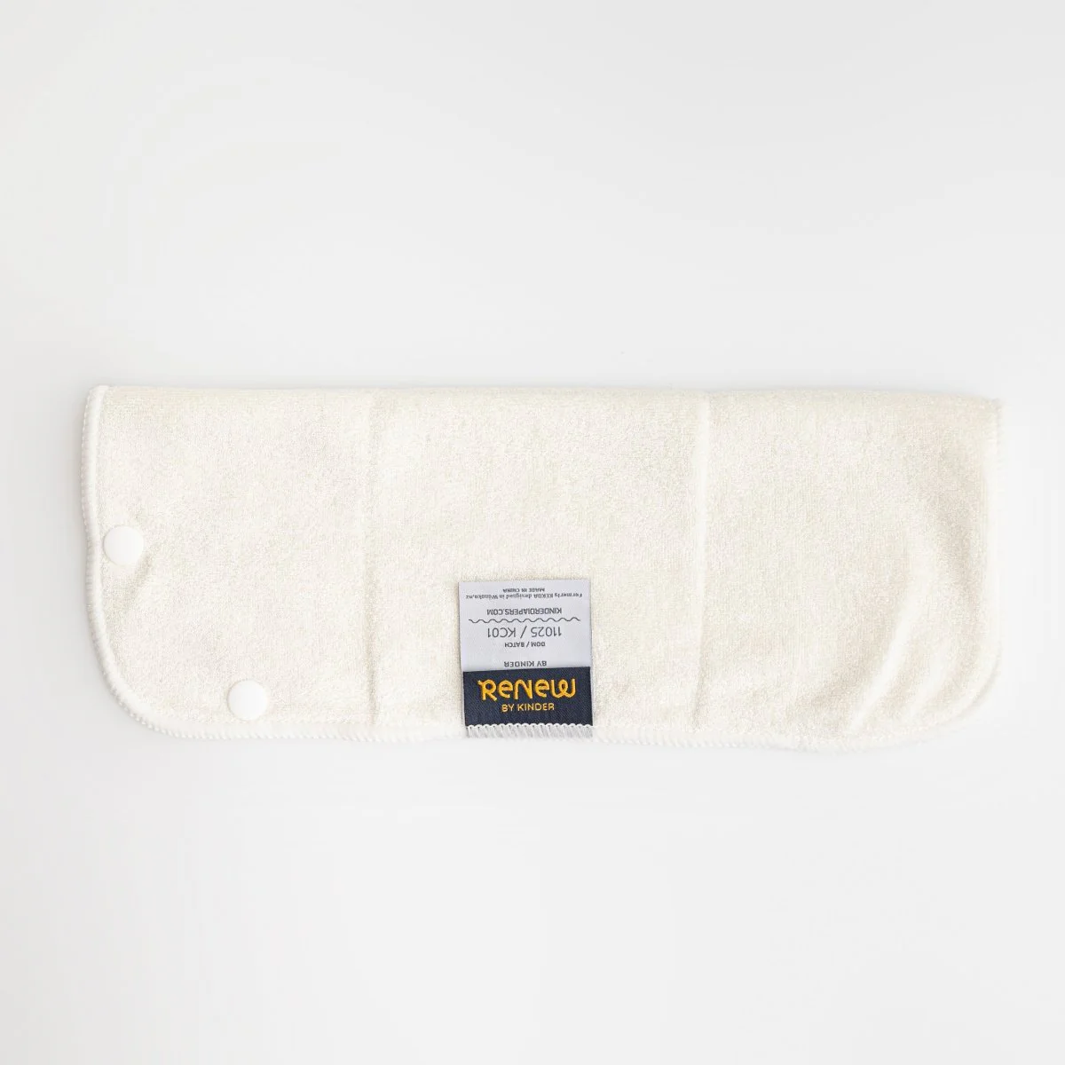 Renew Premium 3-Layer Bamboo Viscose Dual-Fold Cloth Diaper Insert - Image 6