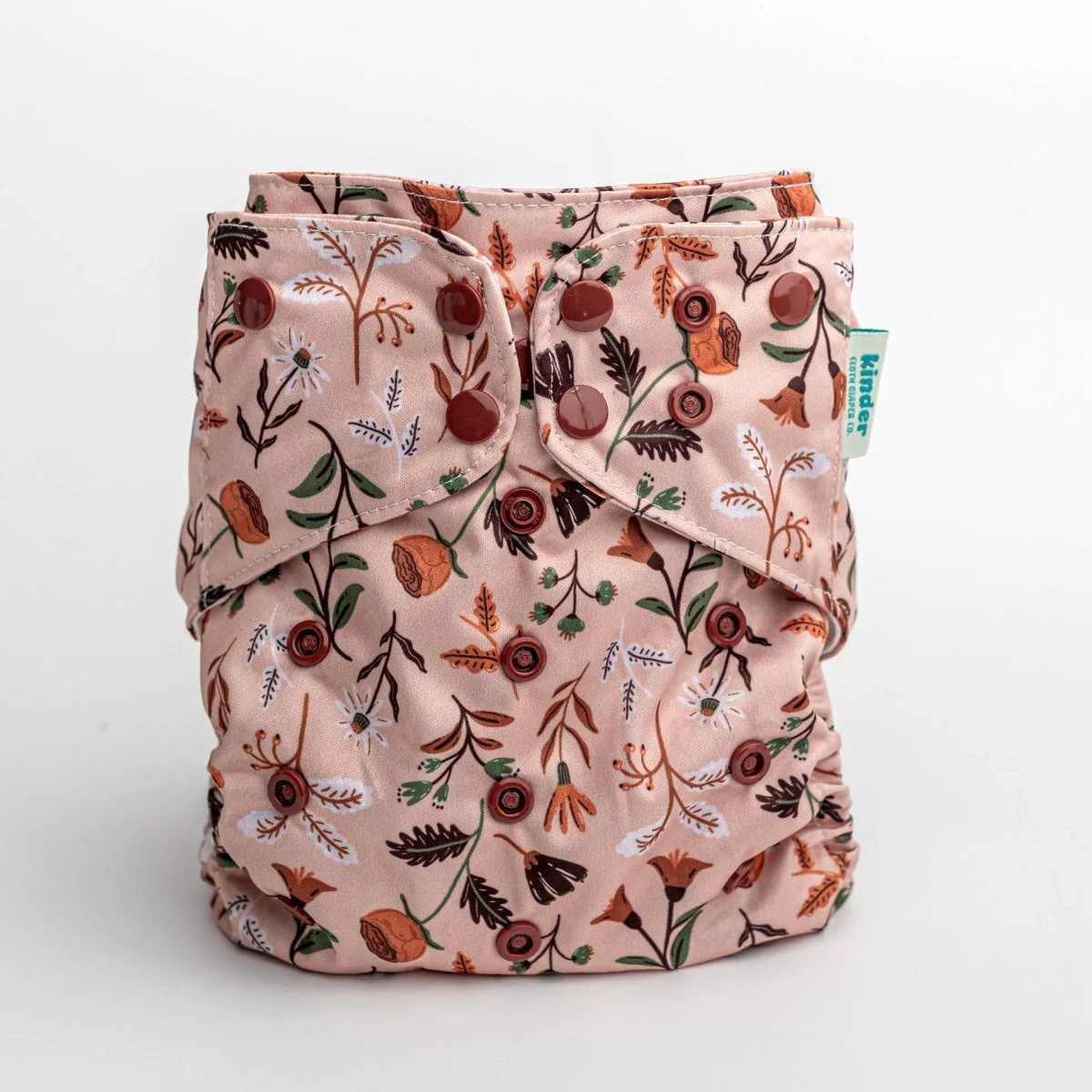Floral: Essentials Pocket Cloth Diaper with Athletic Wicking Jersey, Grows with your Baby - Image 8