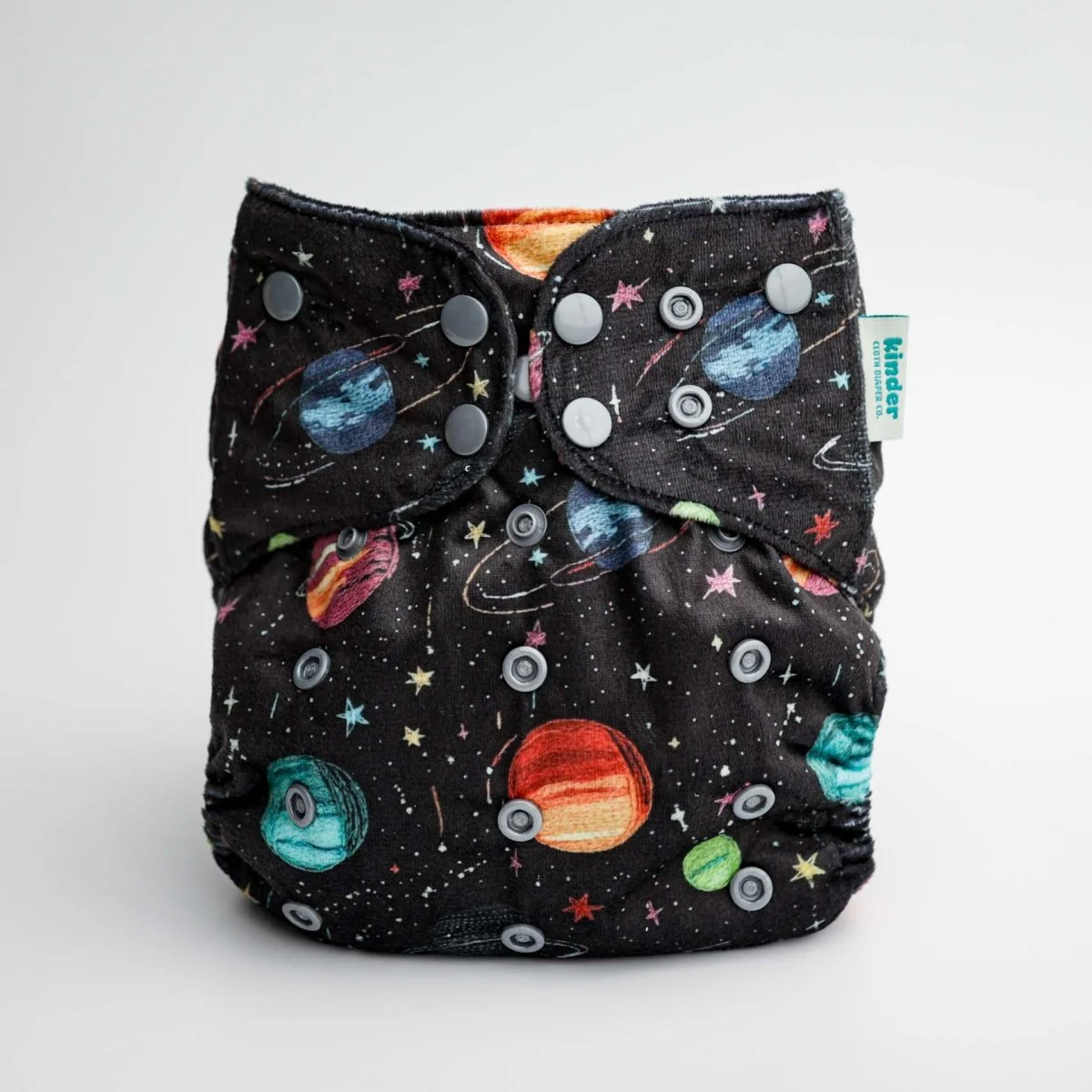 Patterned Lounger Pocket Cloth Diaper — Minky Fleece with Athletic Wicking Jersey - Image 42