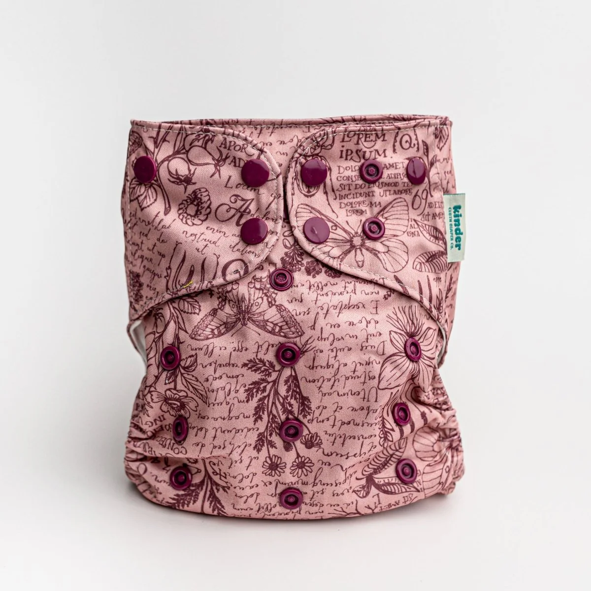 Floral: Essentials Pocket Cloth Diaper with Athletic Wicking Jersey, Grows with your Baby - Image 44