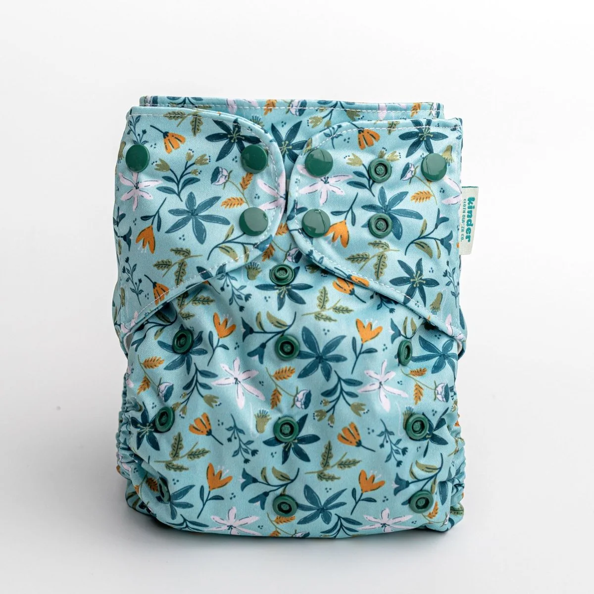 Floral: Essentials Pocket Cloth Diaper with Athletic Wicking Jersey, Grows with your Baby - Image 9