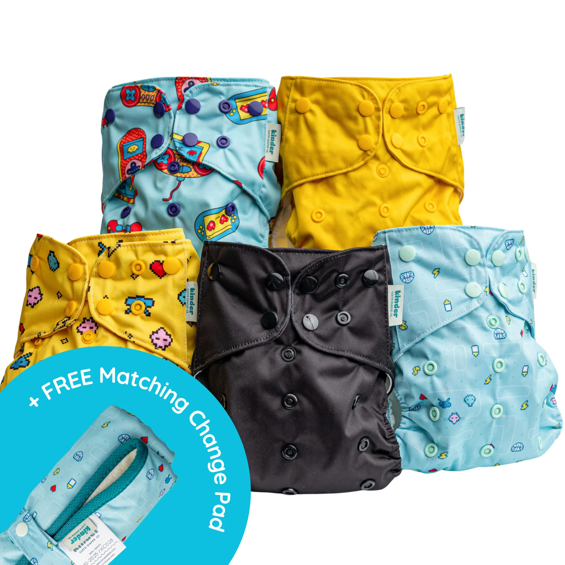 Retro Vibes Value Bundle + FREE matching change mat