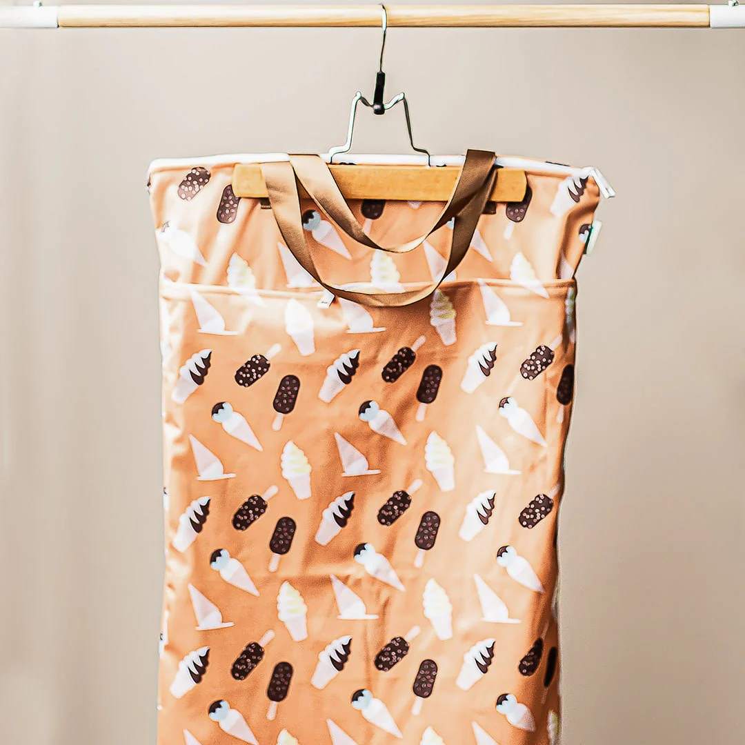 Large Zipper Hanging Wet Bag, Laundry Bag with Handles - Image 89