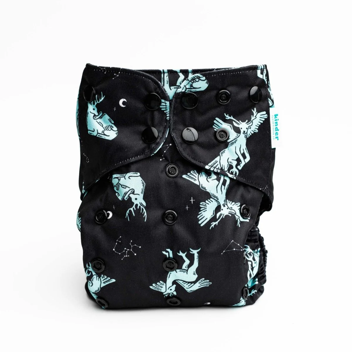 Space and Sky: Essentials Pocket Cloth Diaper with Athletic Wicking Jersey, Grows with your Baby - Image 13