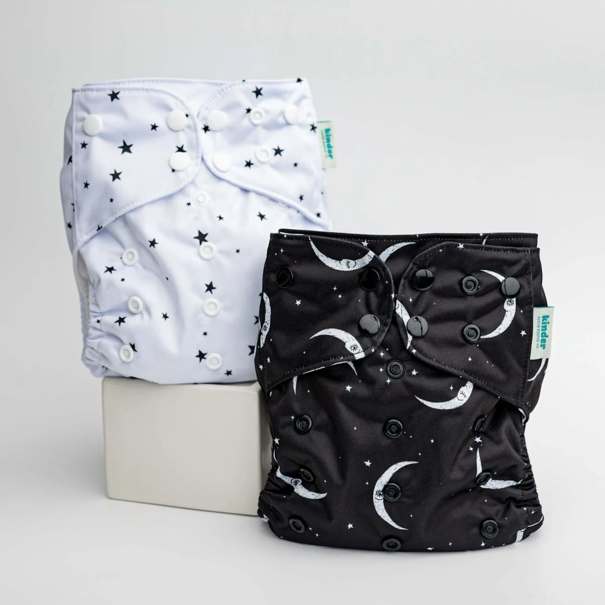 Space and Sky: Essentials Pocket Cloth Diaper with Athletic Wicking Jersey, Grows with your Baby - Image 47